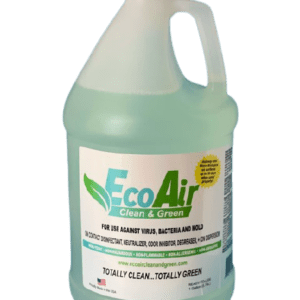 A gallon of green cleaner is shown.